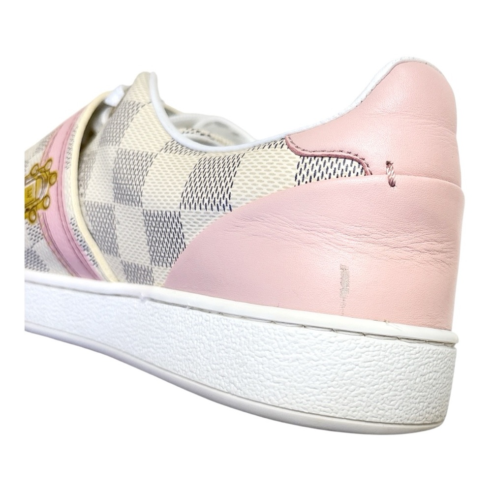 Louis Vuitton Frontrow Azur Damier Sneakers EU 37 US 7 Limited Edition - Picture 6 of 10